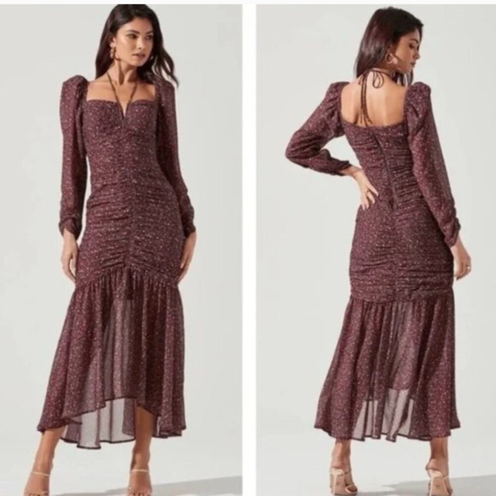 ASTR The Label Athena Midi Dress Medium